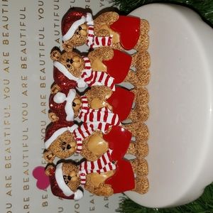 Bears, Bears, and Bears.  Oh my!    Figurine. Christmas.  Love.